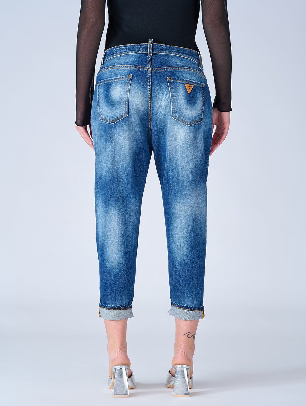 Patriòt Denim Couture Jeans Donna Baggy PJ1675 – SS23 EDITION
