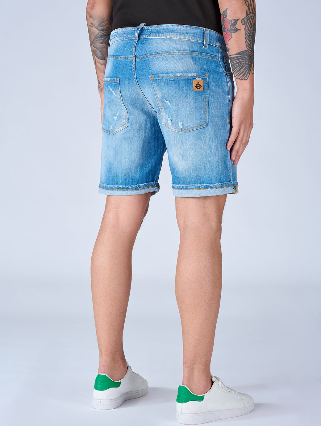 Patriòt Denim Couture Bermuda Jeans Uomo PKBE16135