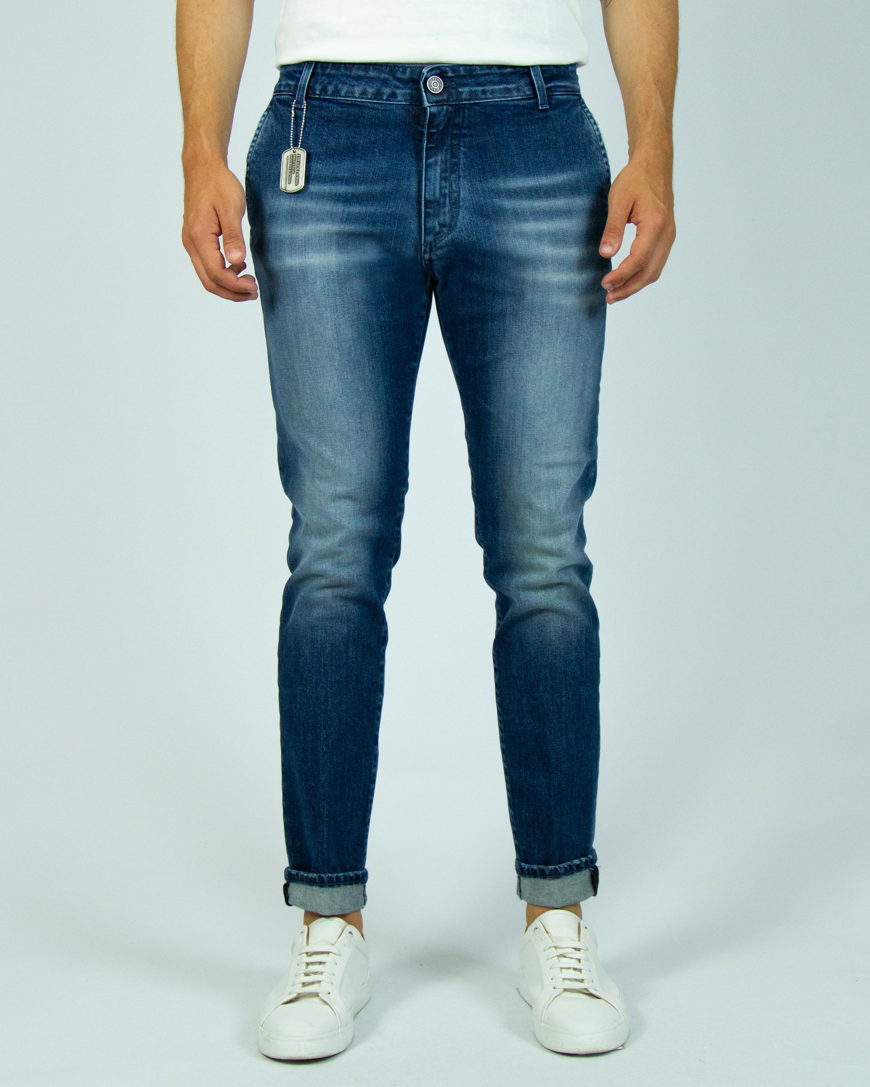 Jeans Uomo Regular Fit Tasca America SKYC116