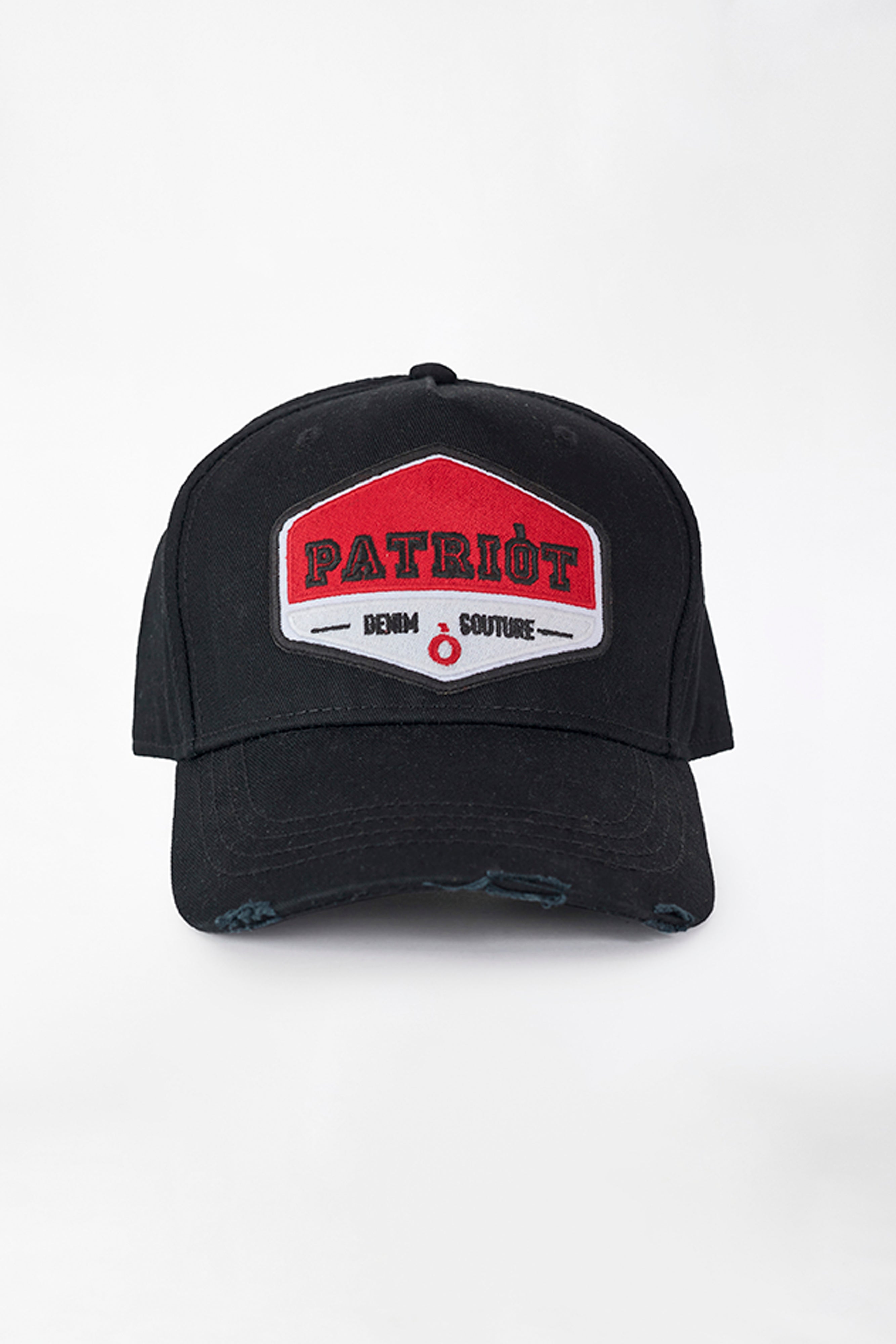 Berretto Con Patch Nero Basic da Uomo