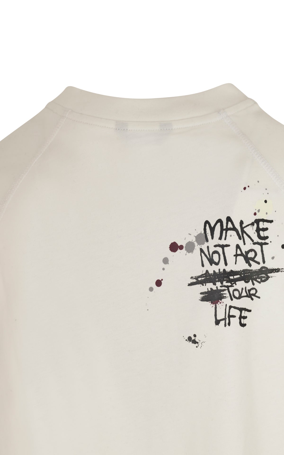 T-SHIRT CON STAMPA A SCHIZZI MU50
