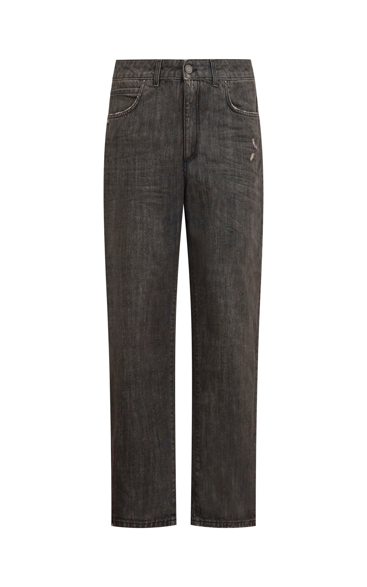 Jeans Da Uomo Loose Fit Sabbiato