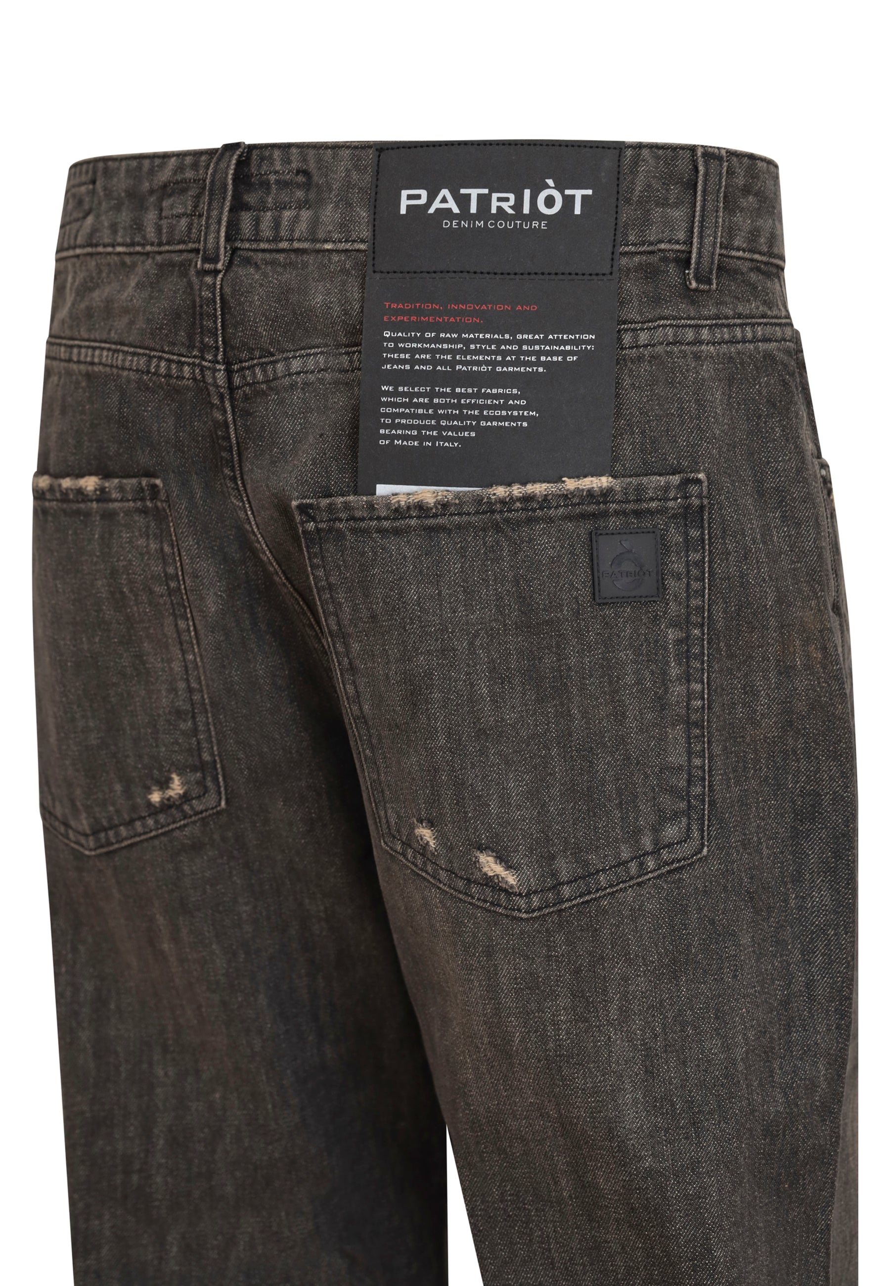 Jeans Da Uomo Loose Fit Sabbiato
