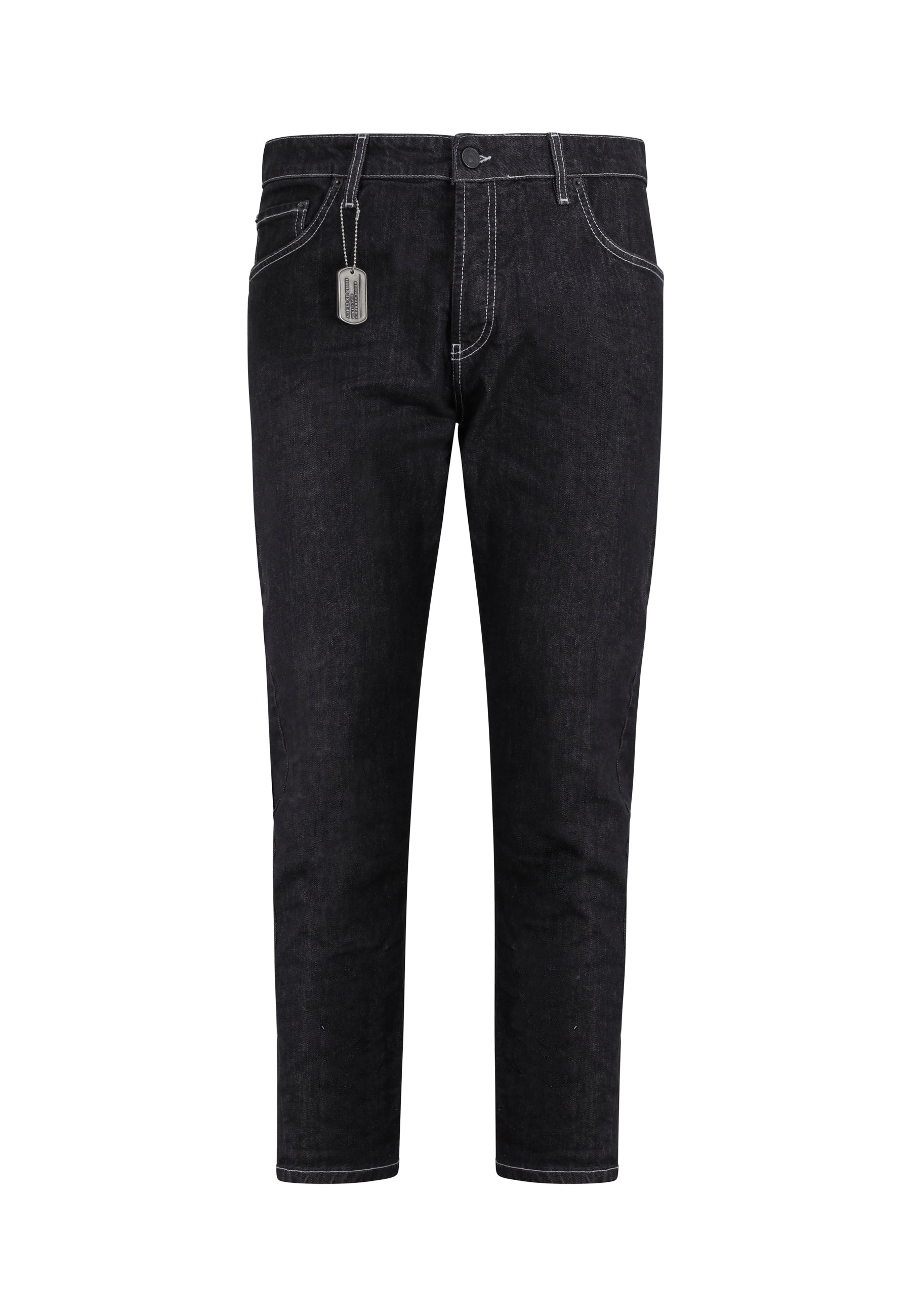 Jeans Carrot Fit Scuro Da Uomo