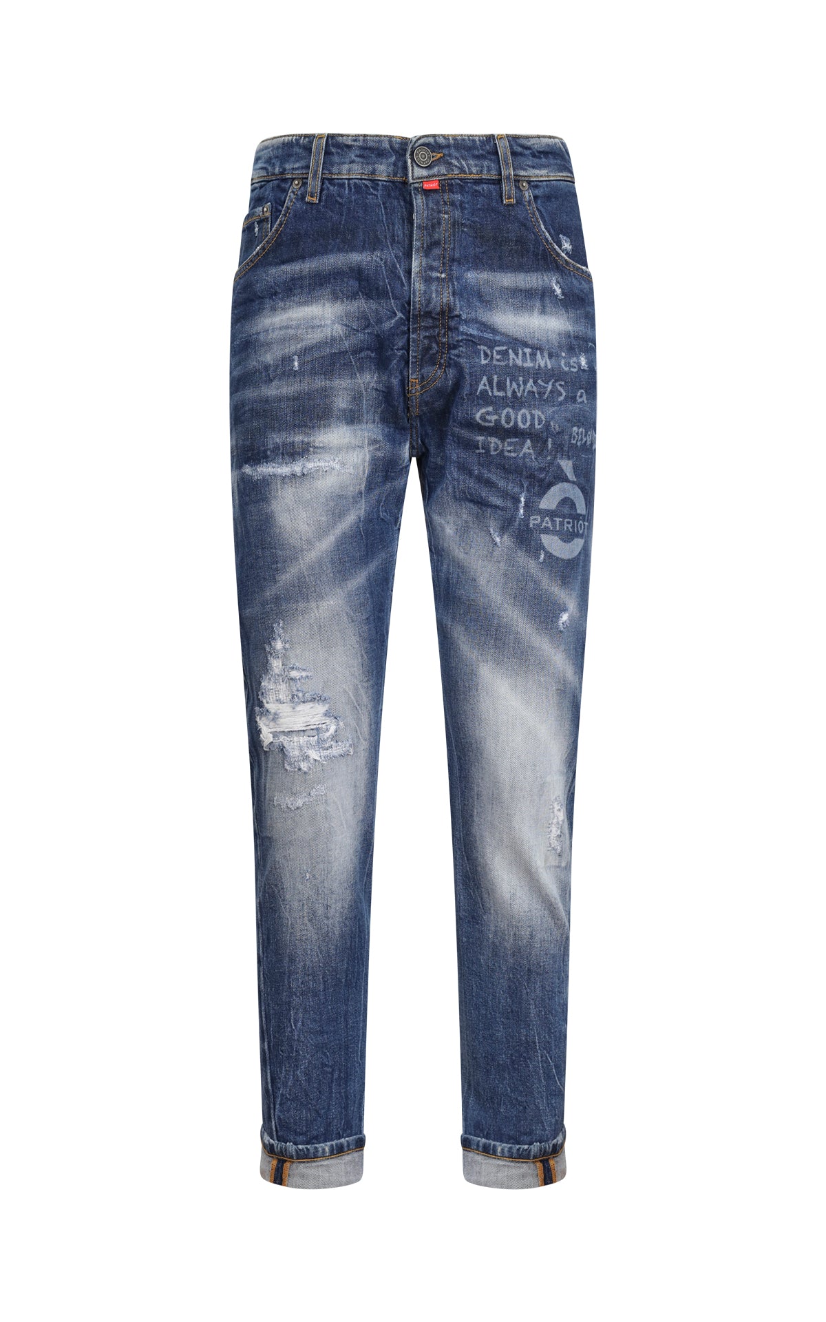 DENIM CARROT FIT LASER PKYM65