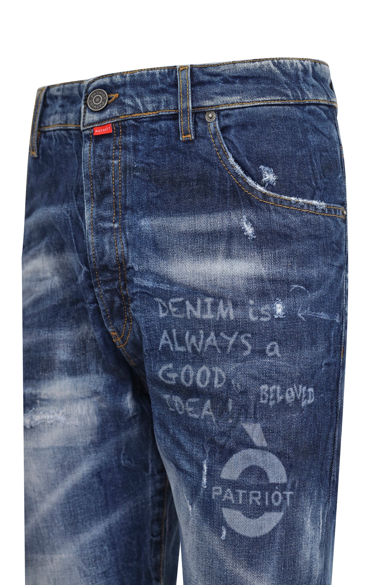 DENIM CARROT FIT LASER PKYM65