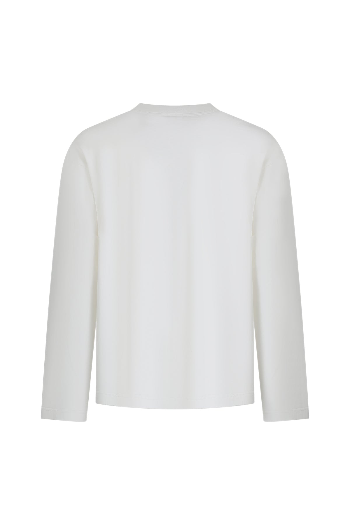Maglia White da Uomo con Dettaglio
