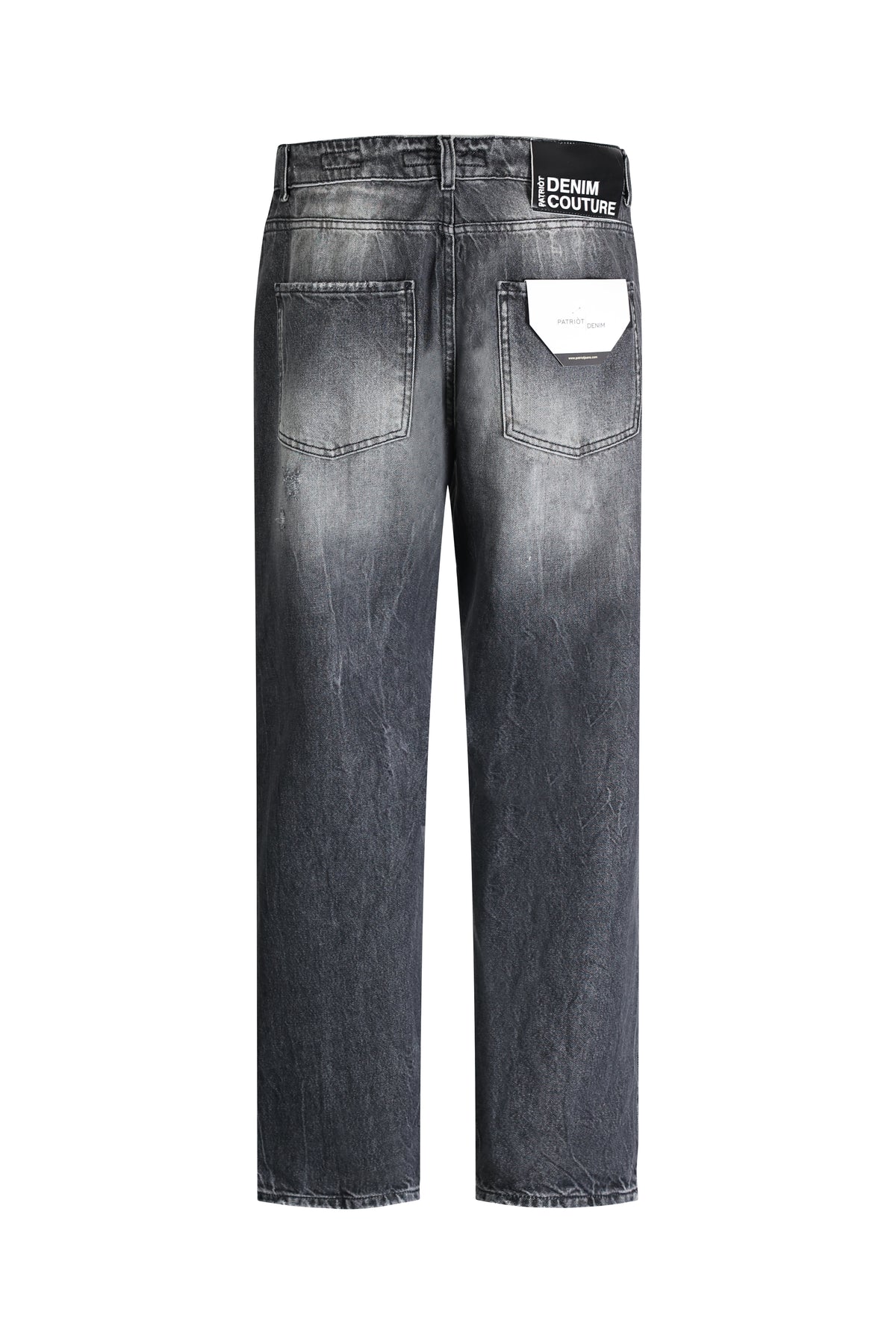 Jeans da Uomo Grigio Loose Fit
