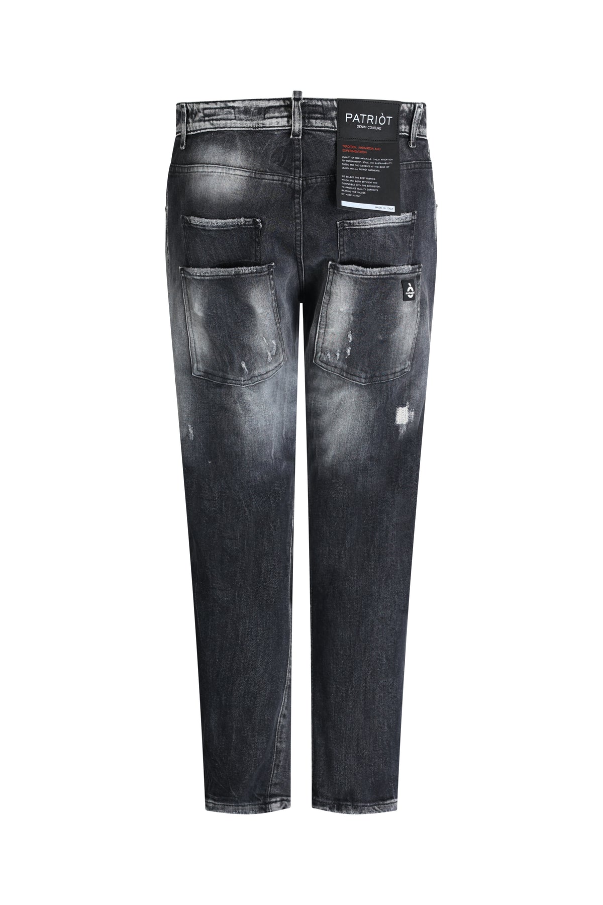 Jeans da Uomo Carrot fit 4 tasche sul retro