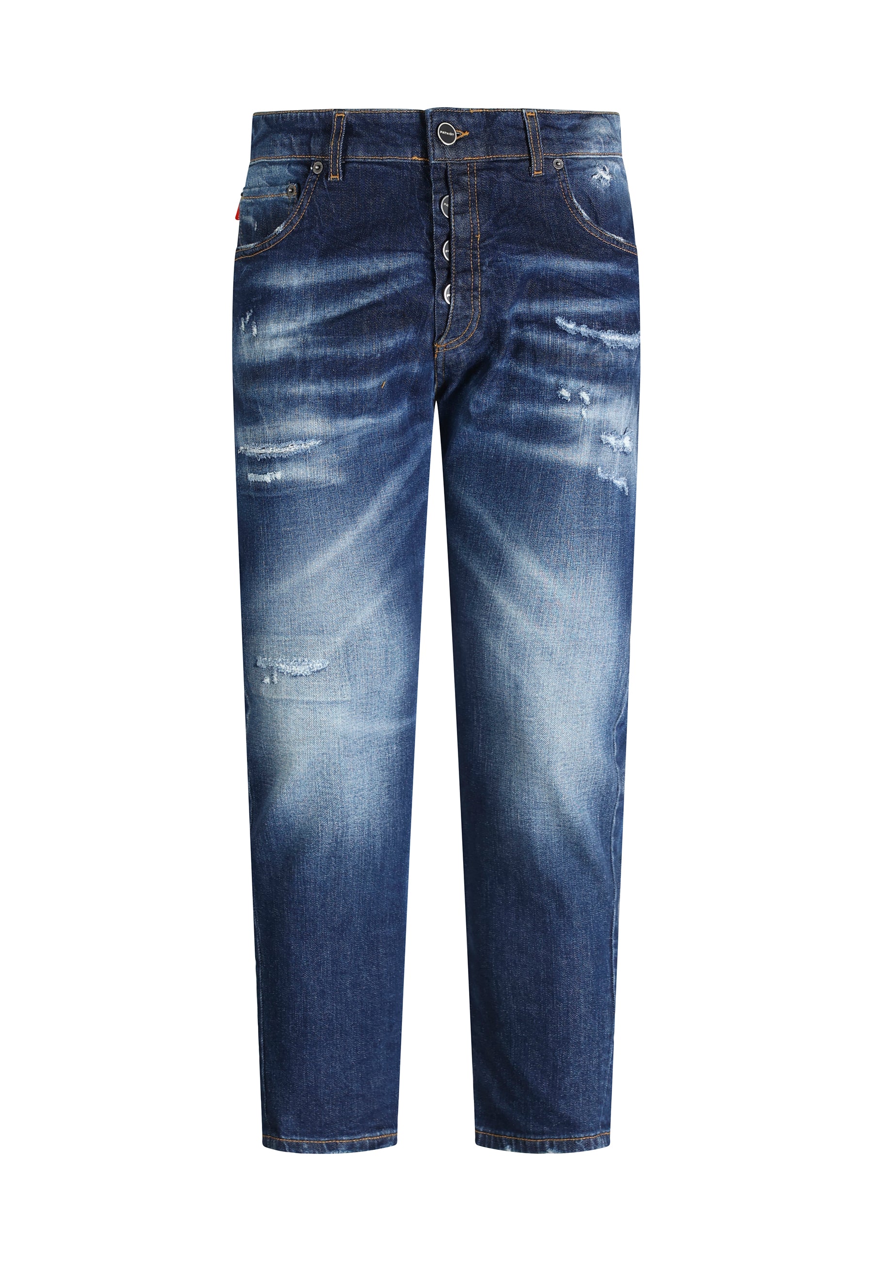 Jeans da Uomo Carrot fit con bottoni a vista