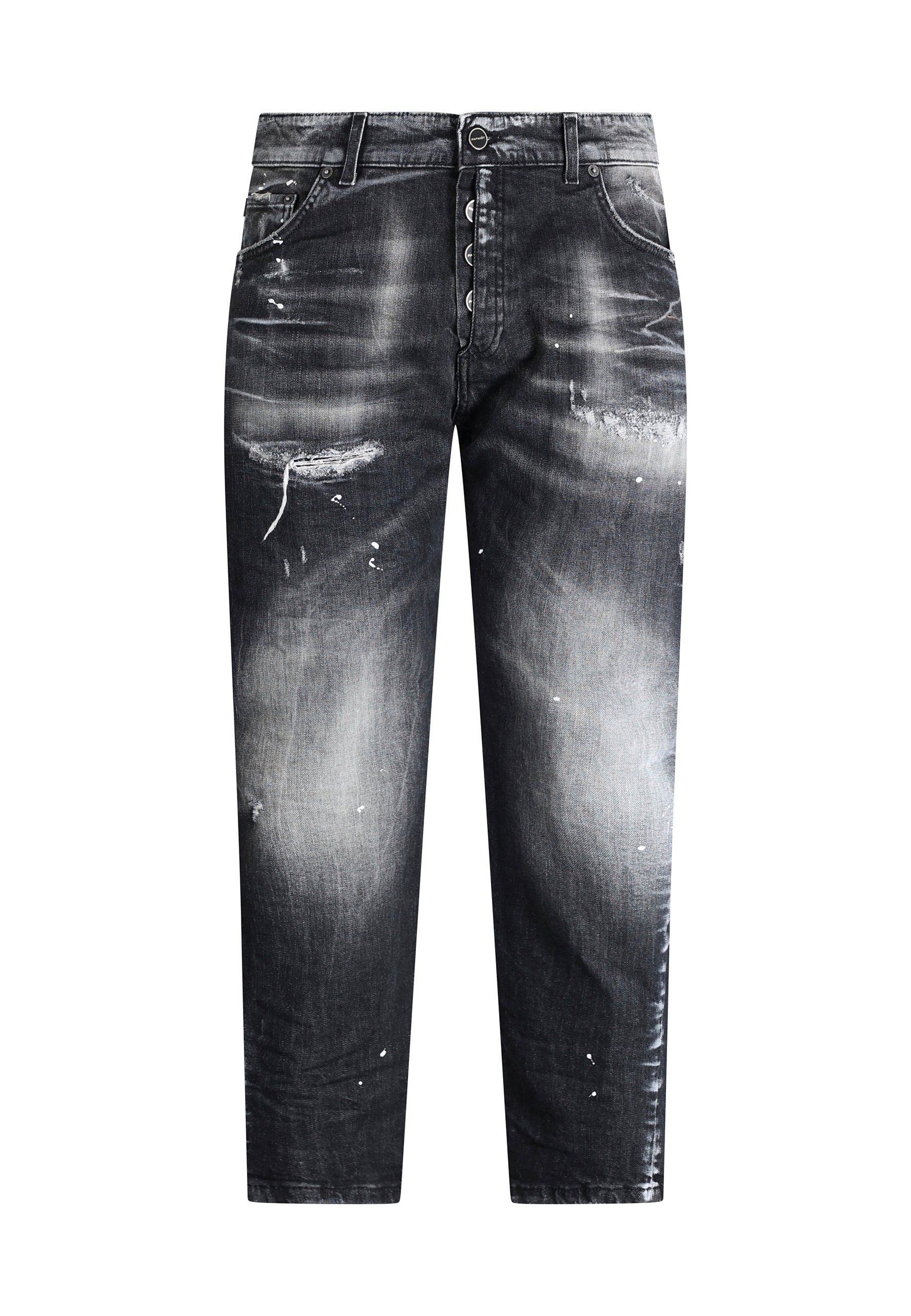Jeans da Uomo Carrot fit con bottoni a vista