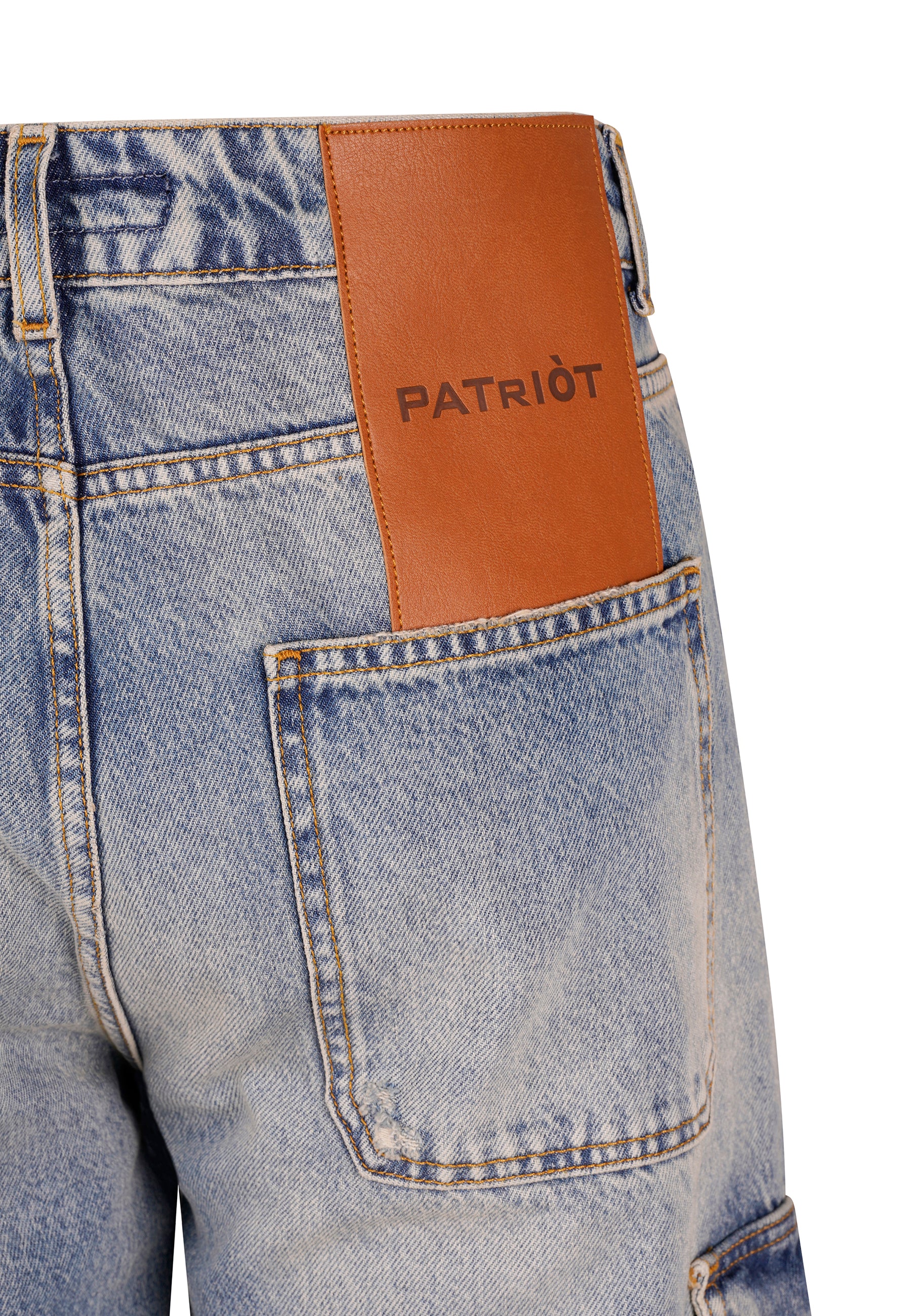 Jeans Loose Fit Cargo Da Uomo