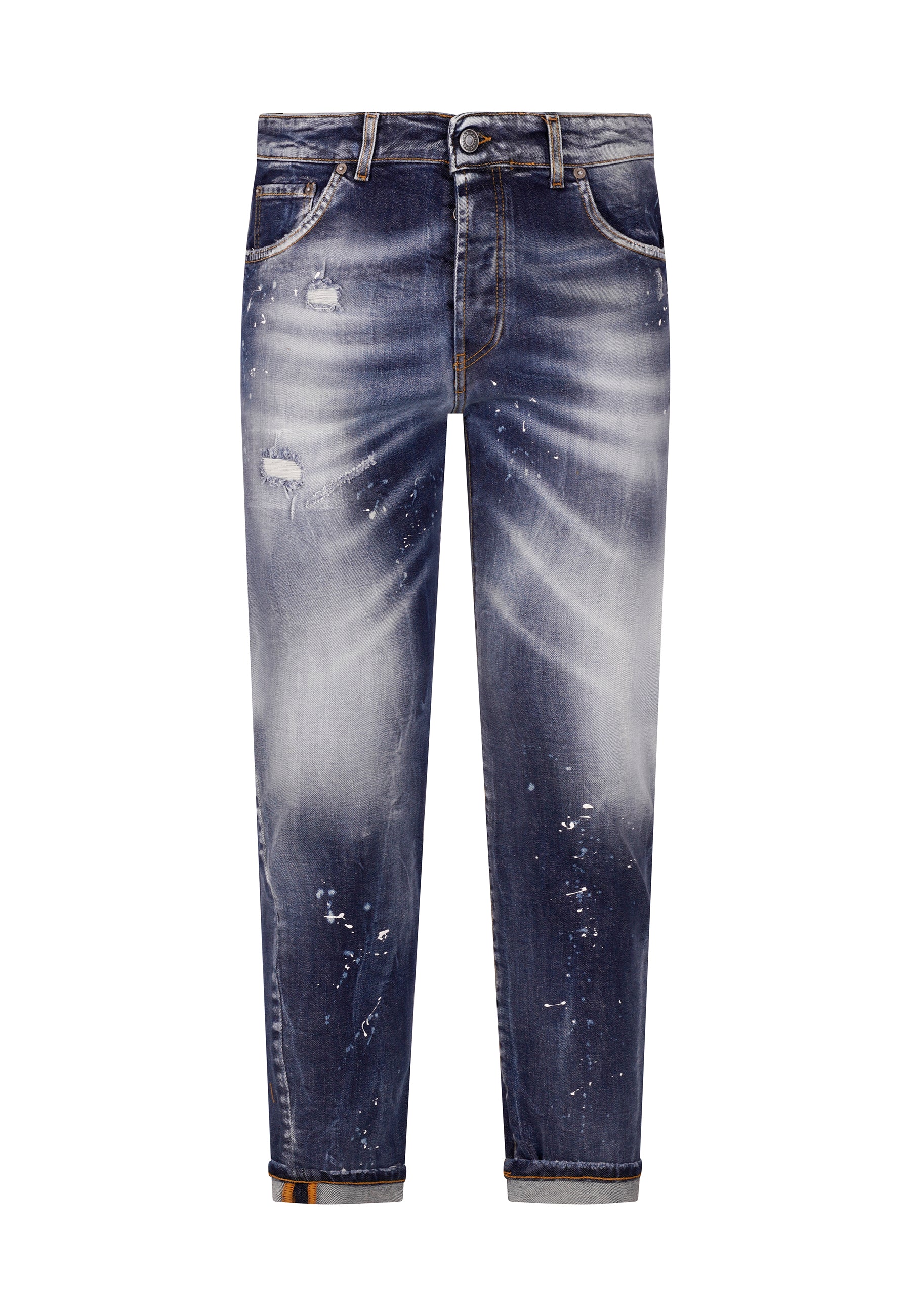Jeans Carrot Fit 4 Tasche Da Uomo