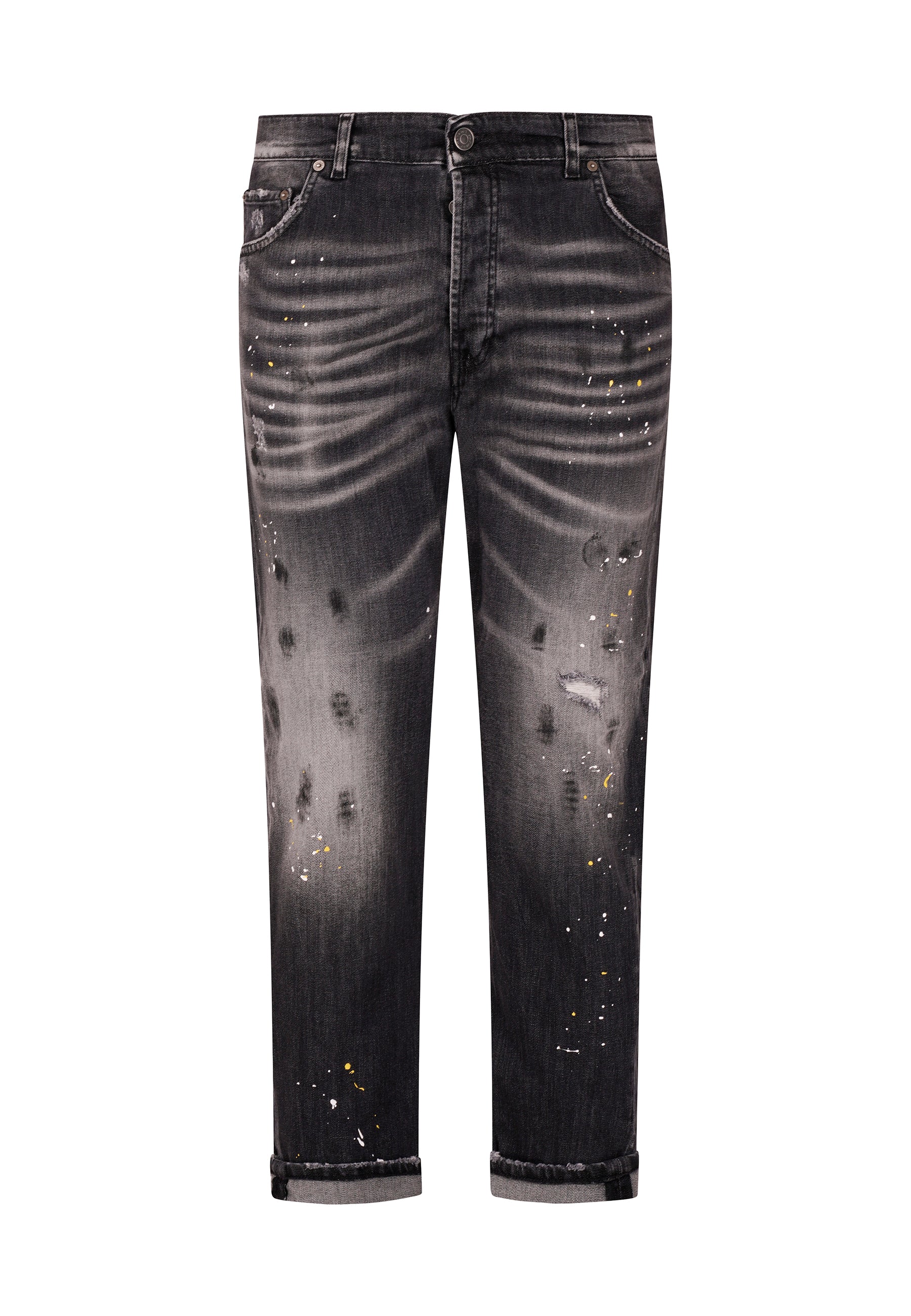 Jeans Lavaggio Scuro Carrot Fit Da Uomo
