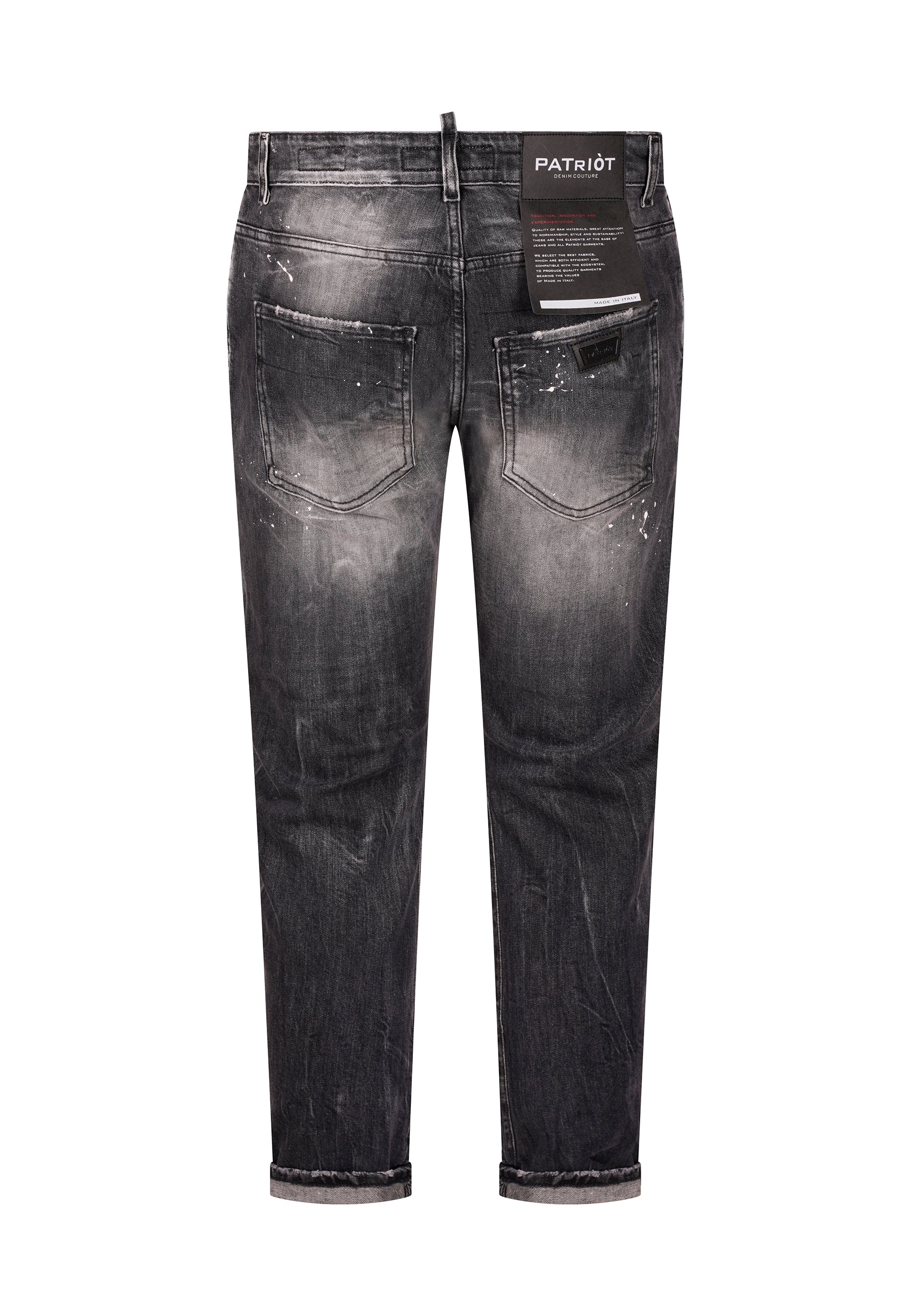 Jeans Da Uomo Carrot Fit con Bottoni a Vista