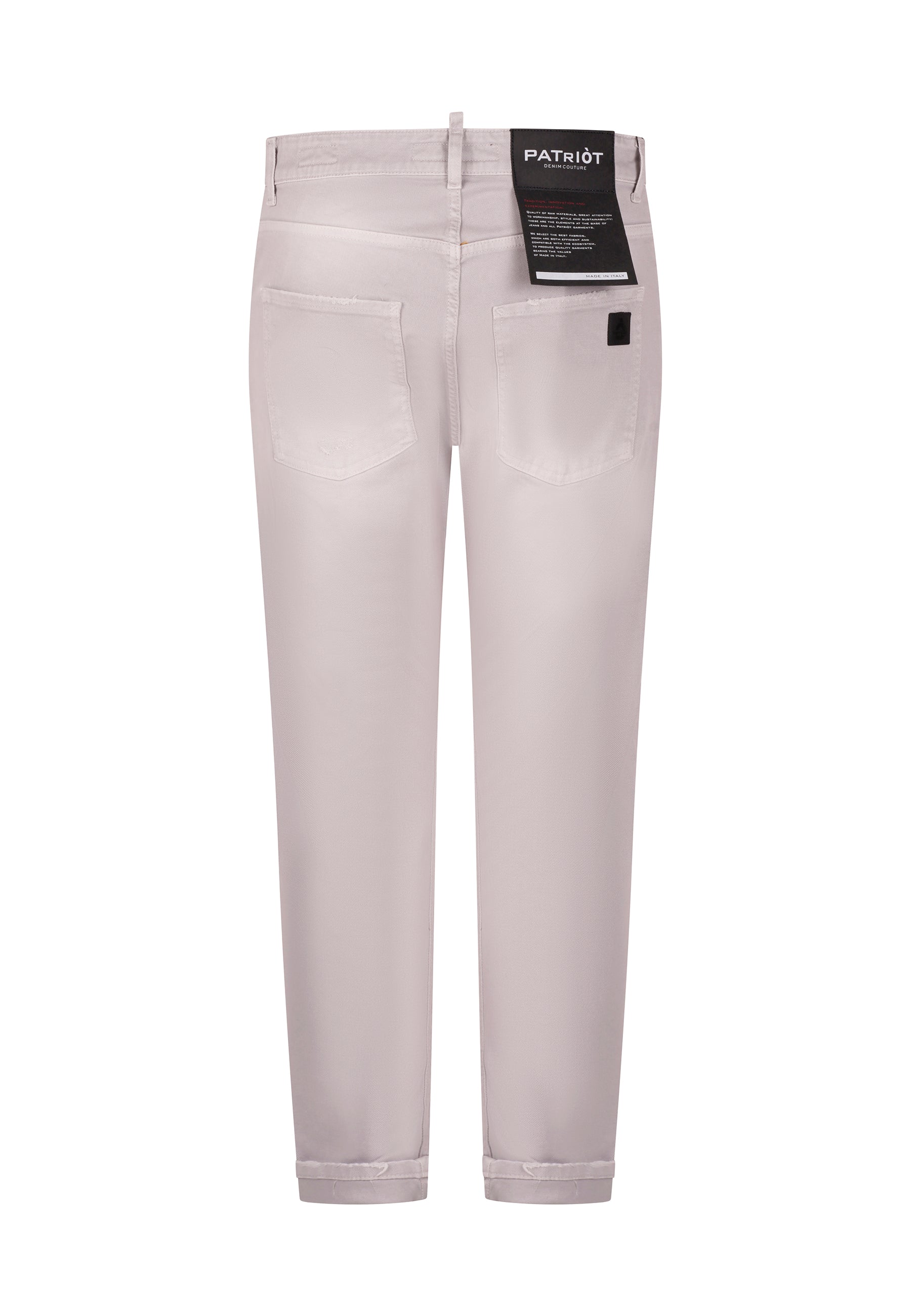 Jeans Carrot Fit Lavaggio Chiaro Da Uomo
