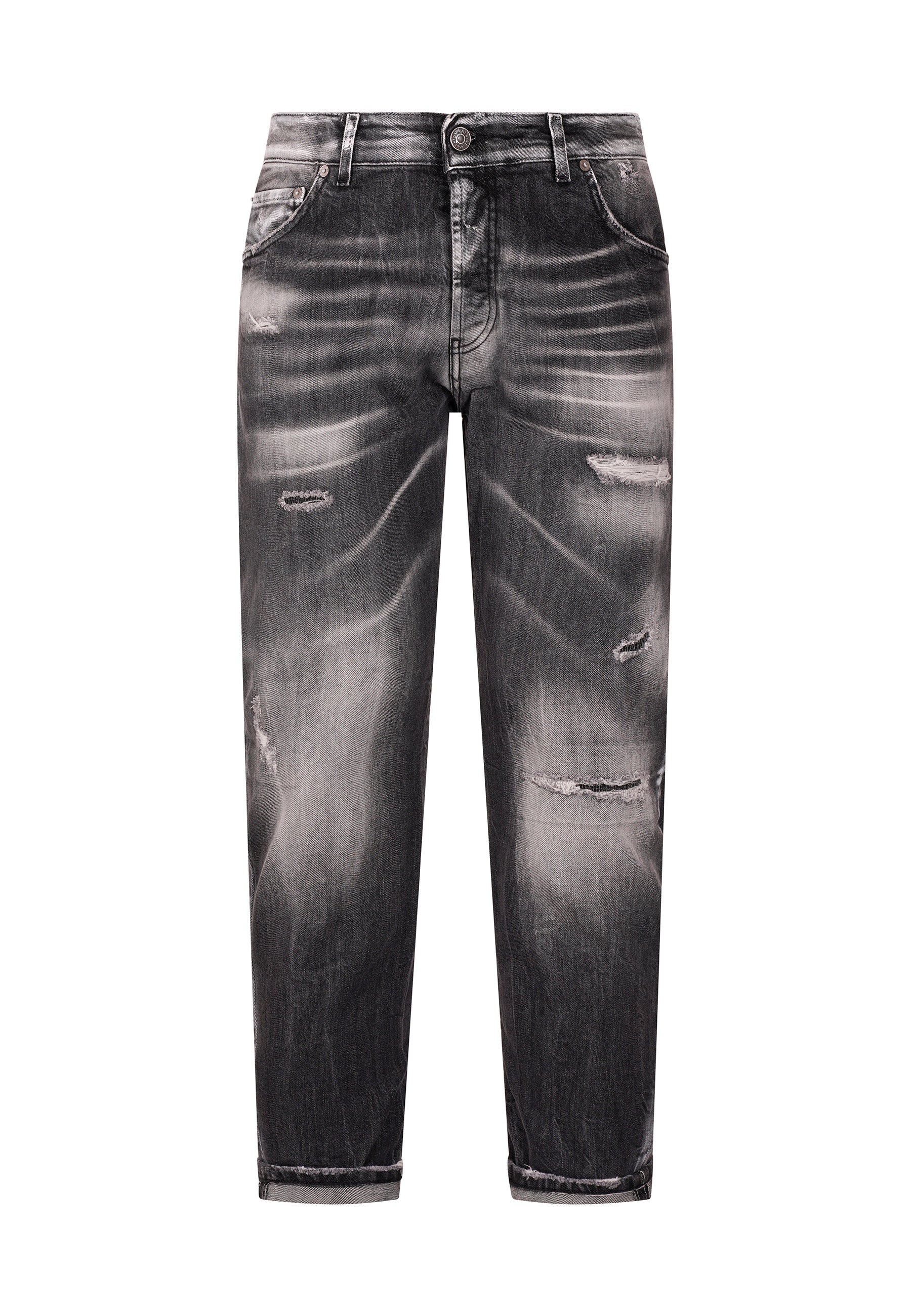 Jeans Carrot Fit 4 Tasche Posteriori Da Uomo