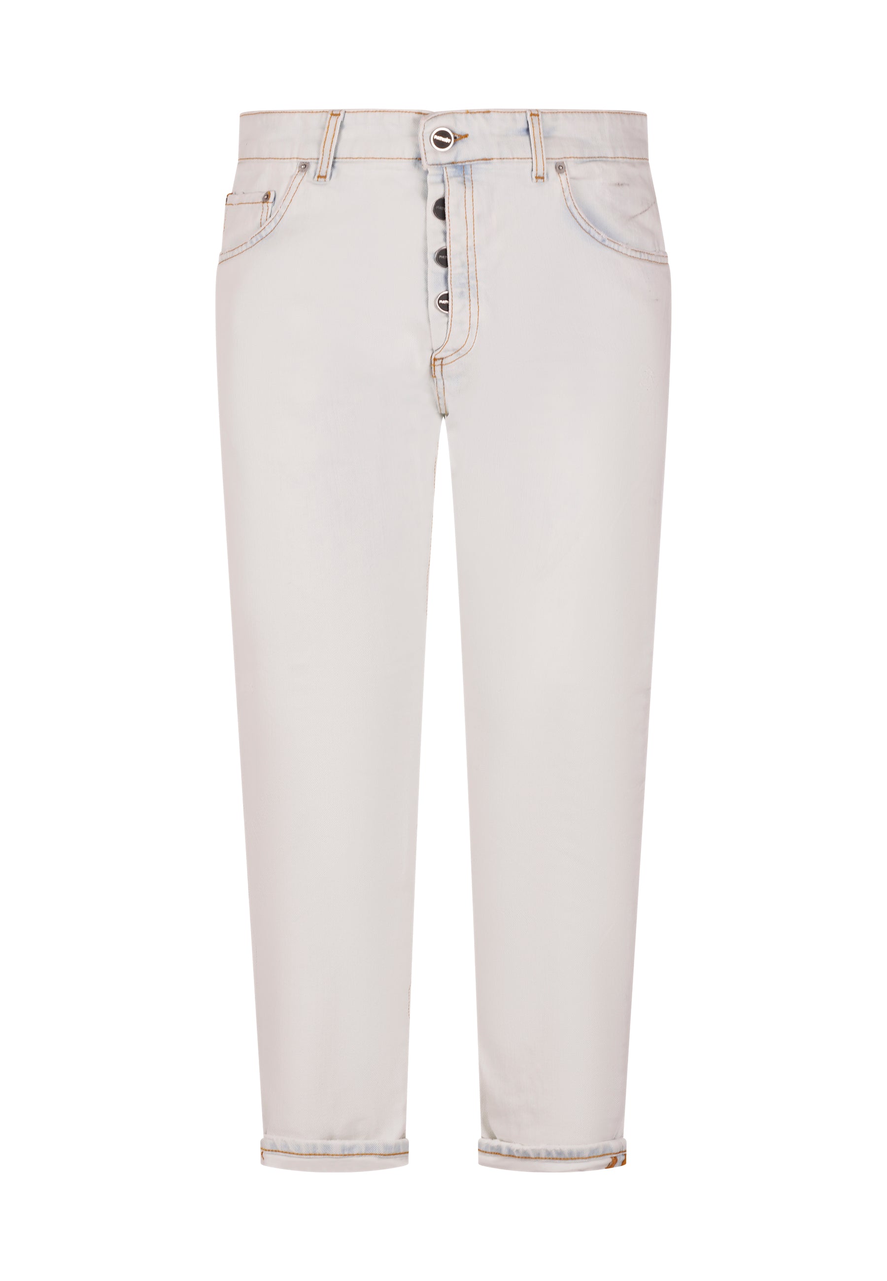 Jeans Bianco Carrot Fit Da Uomo