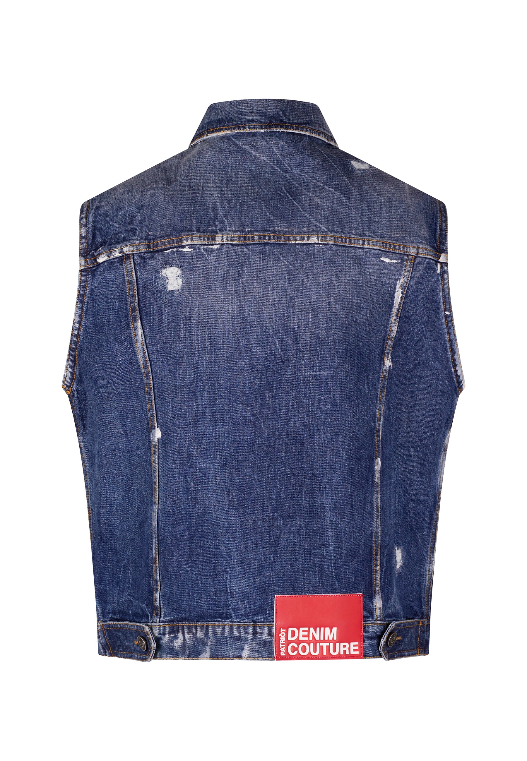 Smanicato In Denim Da Uomo