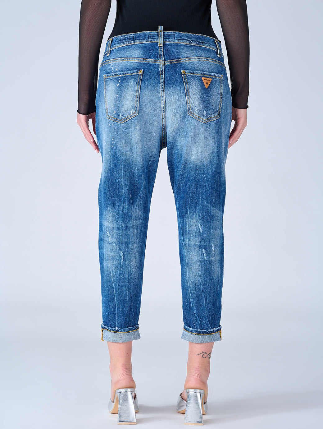 Patriòt Denim Couture Jeans Donna Baggy PJ16151 – SS23 EDITION
