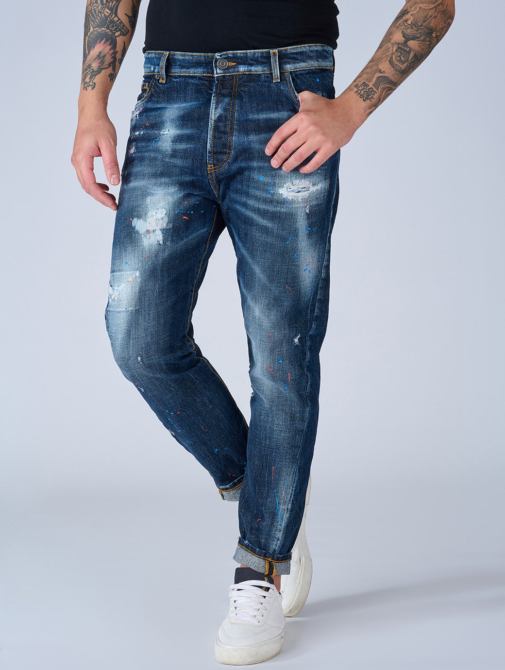 Patriòt Denim Couture Jeans Uomo Carrot Fit  Pkay16111 – SS23 Edition