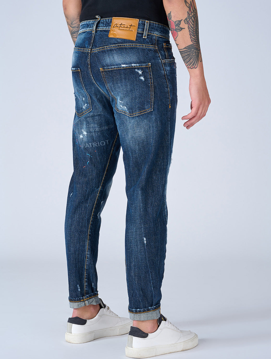 Patriòt Denim Couture Jeans Uomo Carrot Fit  Pkay16111 – SS23 Edition
