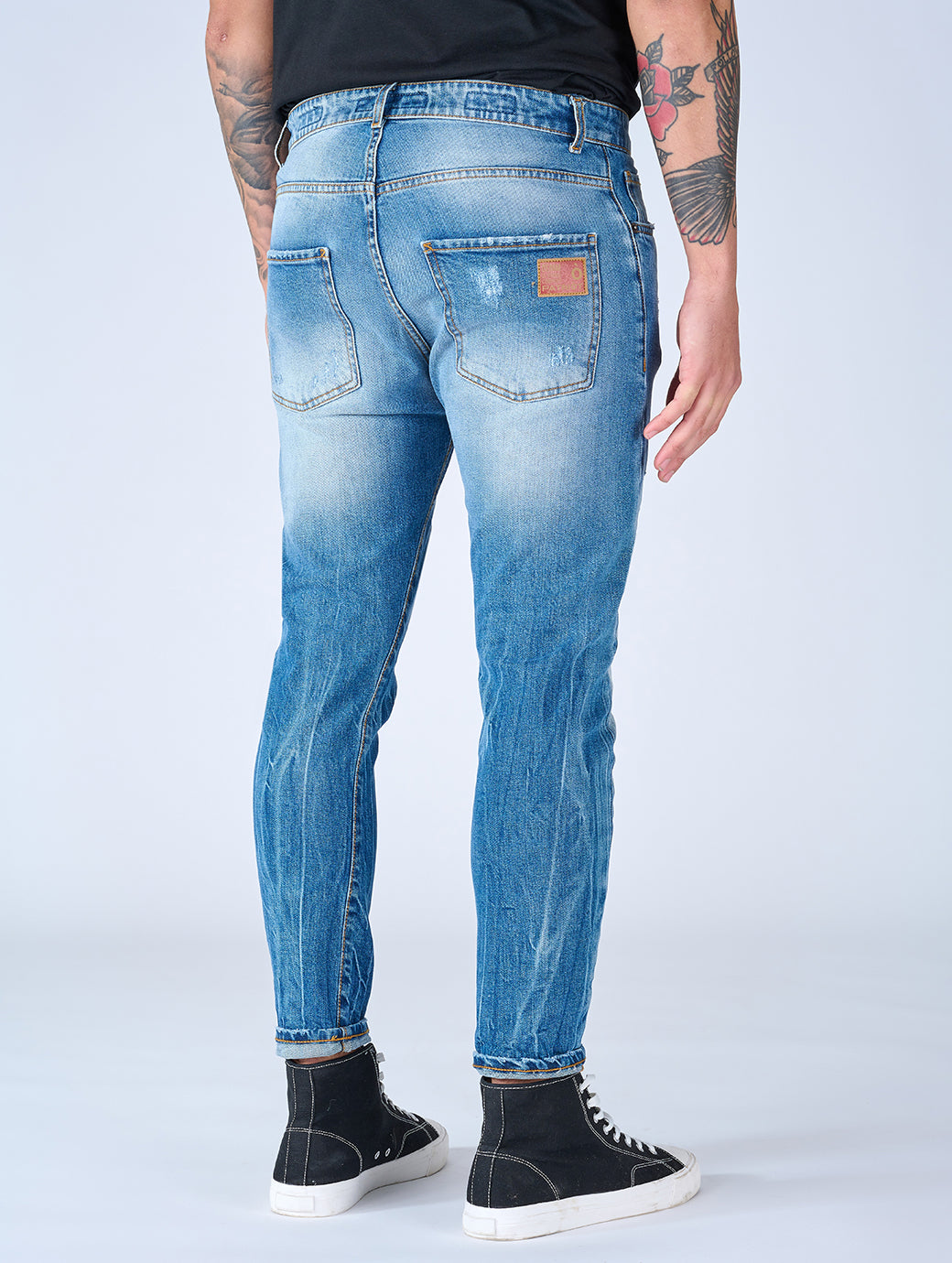 Patriòt Denim Couture Jeans Uomo Carrot Fit Pkay1614 – SS23 Edition