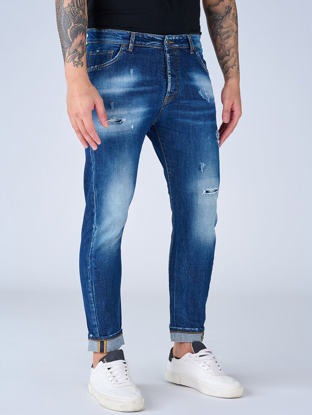 Patriòt Denim Couture Jeans Uomo Carrot Fit Pkay1626 – SS23 Edition