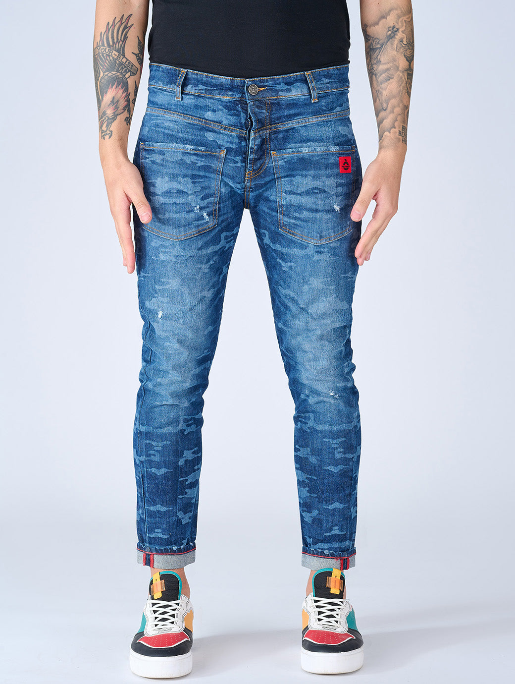 Patriòt Denim Couture Jeans Uomo Carrot Fit PKT16119 – SS23 Edition