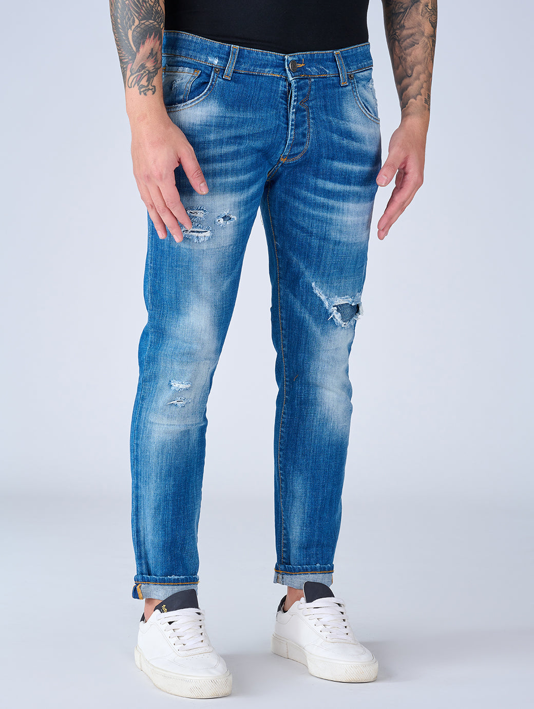 Patriòt Denim Couture Jeans Uomo Regular Fit  Sky16114 - SS23 Edition
