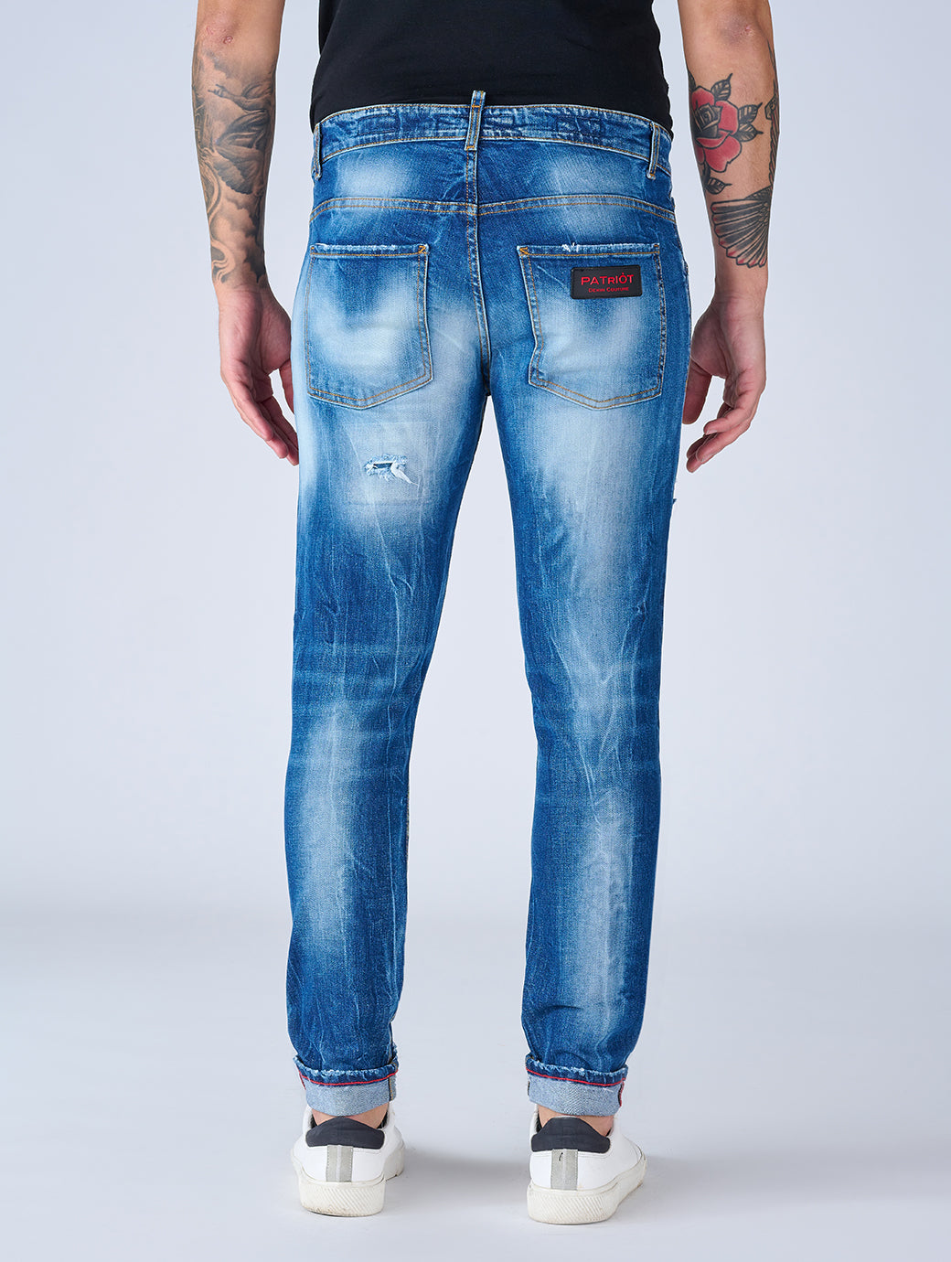 Patriòt Denim Couture Jeans Uomo Regular Fit  Sky1630 - SS23 Edition